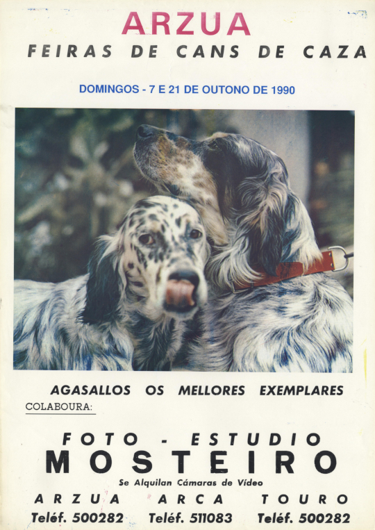 Arzúa Feiras de Cans de Caza 1990