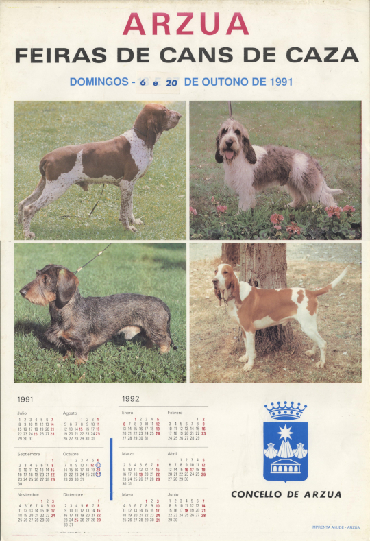 Arzúa Feiras de Cans de Caza 1991