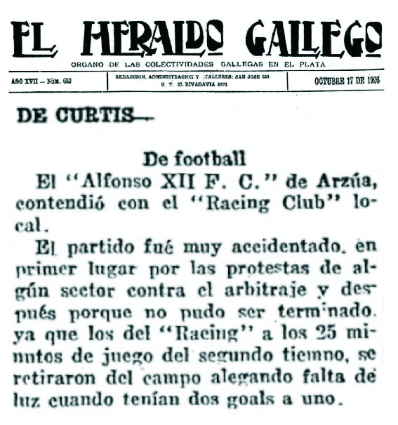 EL HERALDO GALLEGO, 17 de outubro de 1926